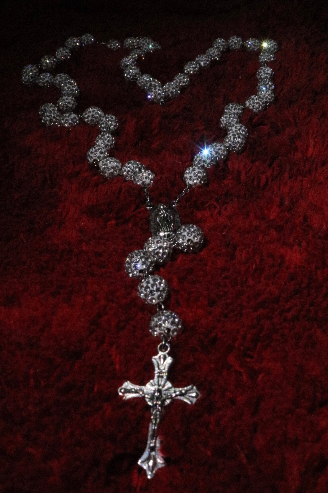 Iced Out Rosary Chain